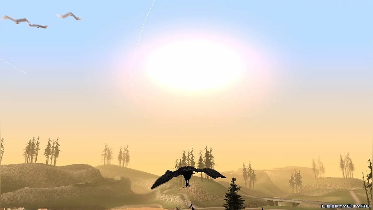 Можливість грати за птаха у GTA V. V.1 / GTA San Andreas
