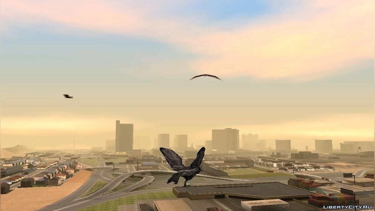 Возможность из GTA V играть за птицу V/2 новые возможности насрать на прохожего / GTA San Andreas