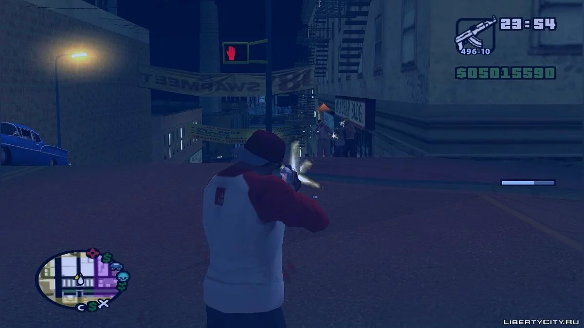 تباطؤ الزمن أثناء إطلاق النار كما في GTA V لـ GTA San Andreas / جي تي إيه سان أندرياس