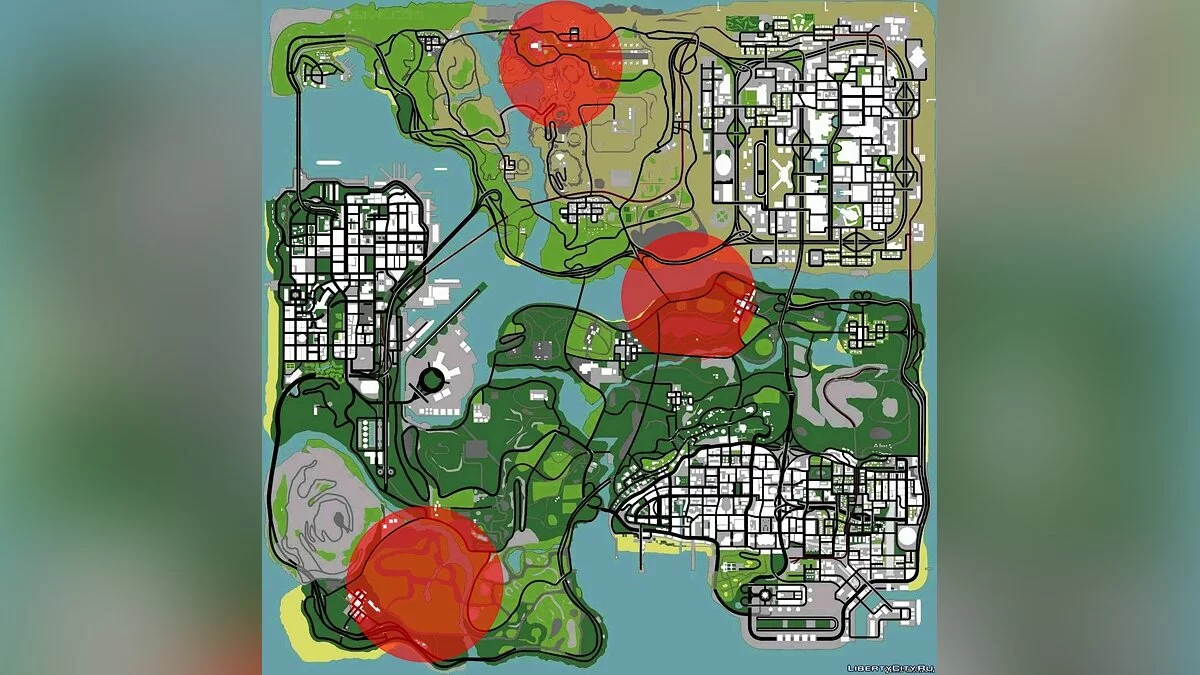 DLC 3.0 для GTA San Andreas военное обновление / GTA San Andreas