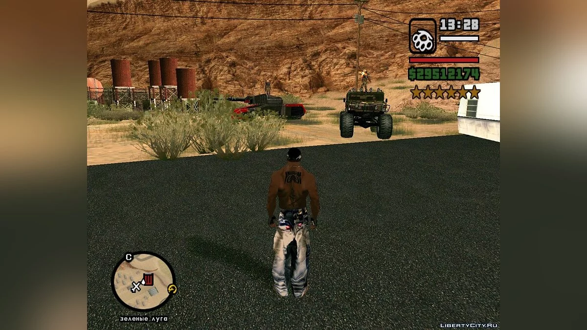 Enhanced Wanted Level at 5-6 Stars / GTA San Andreas