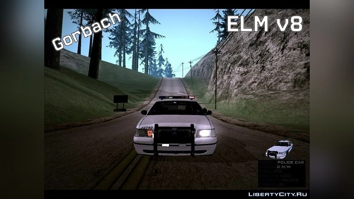 Мод аварійного світла (ELM) v8.5.1 / GTA San Andreas