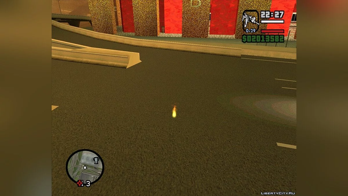 Invisibilidad para vehículos. / GTA San Andreas