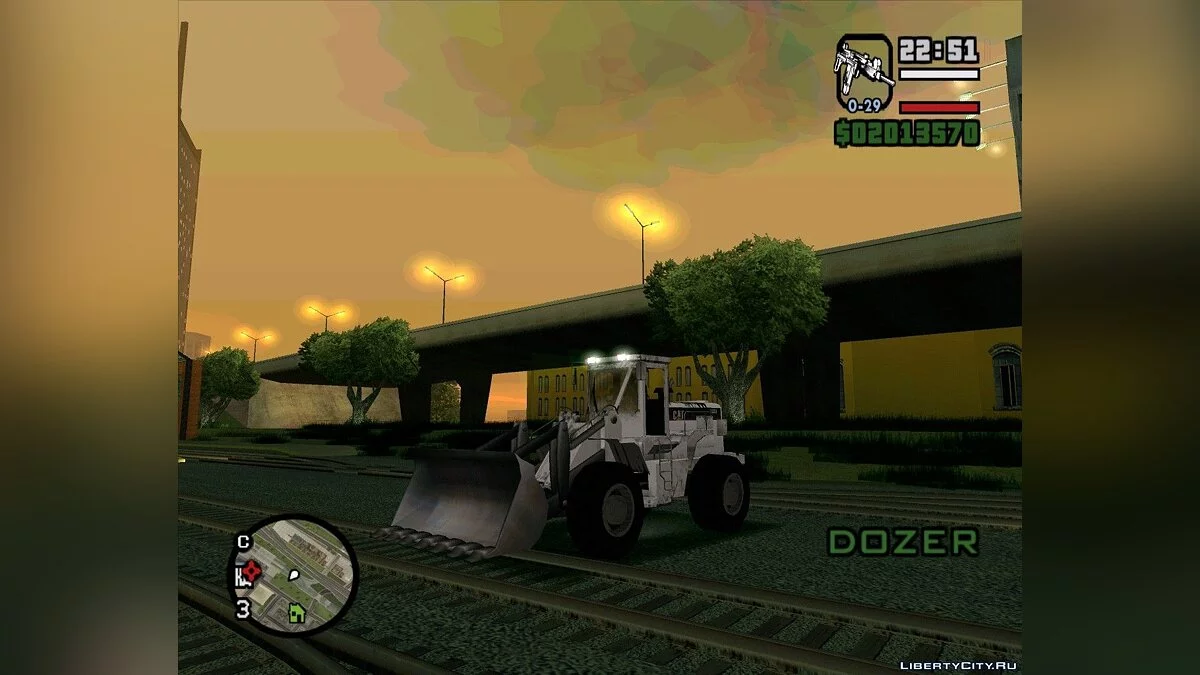 Invisibilidad para vehículos. / GTA San Andreas