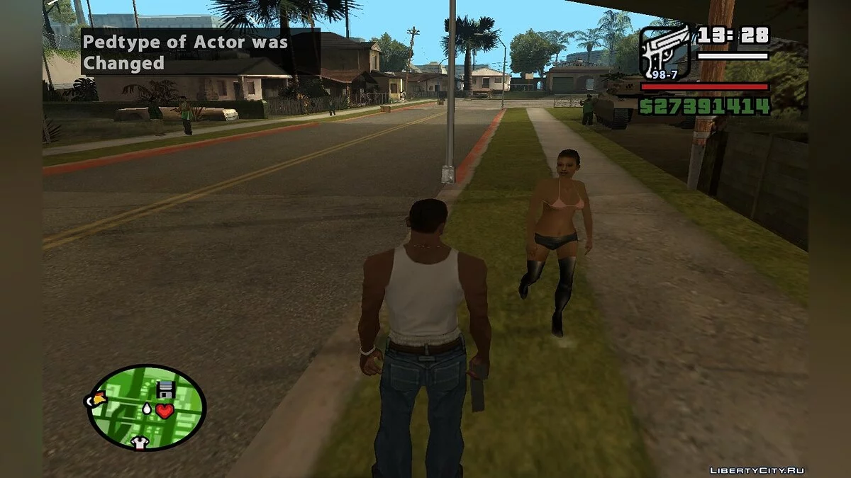 Changer le type de piéton et le style de marche de l'acteur / GTA San Andreas