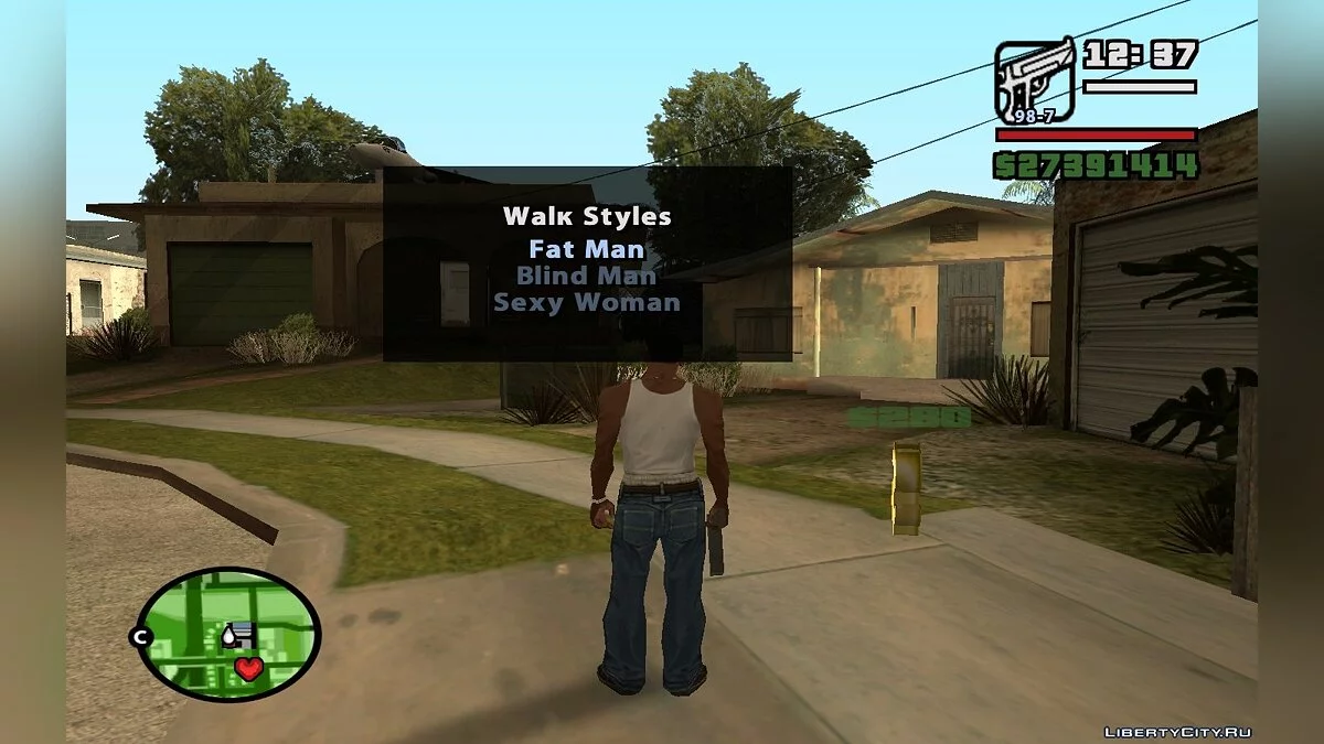 Changer le type de piéton et le style de marche de l'acteur / GTA San Andreas
