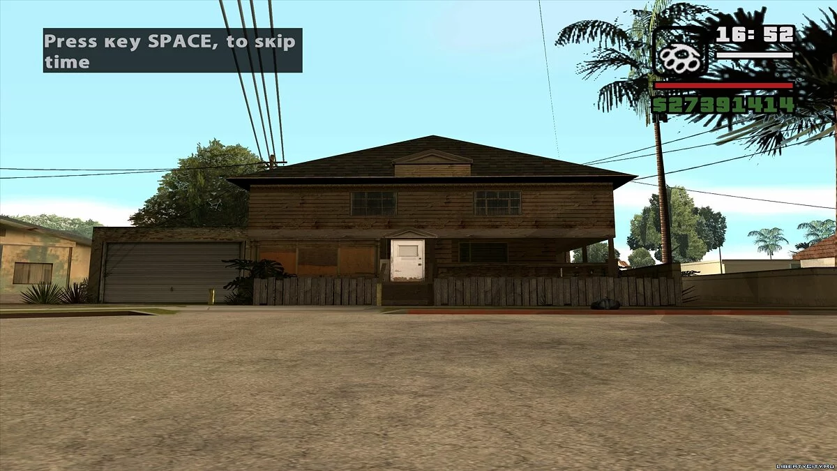 Спати в будинку Джонсонів (+Збереження гри) / GTA San Andreas