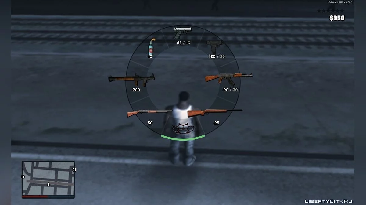 GTA V HUD DK22PAC Ft Daniel12 / GTA San Andreas