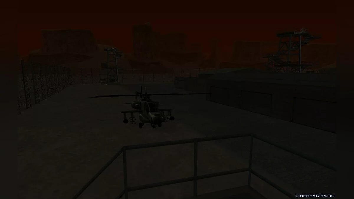 Hunter en bases militares v1.0 / GTA San Andreas
