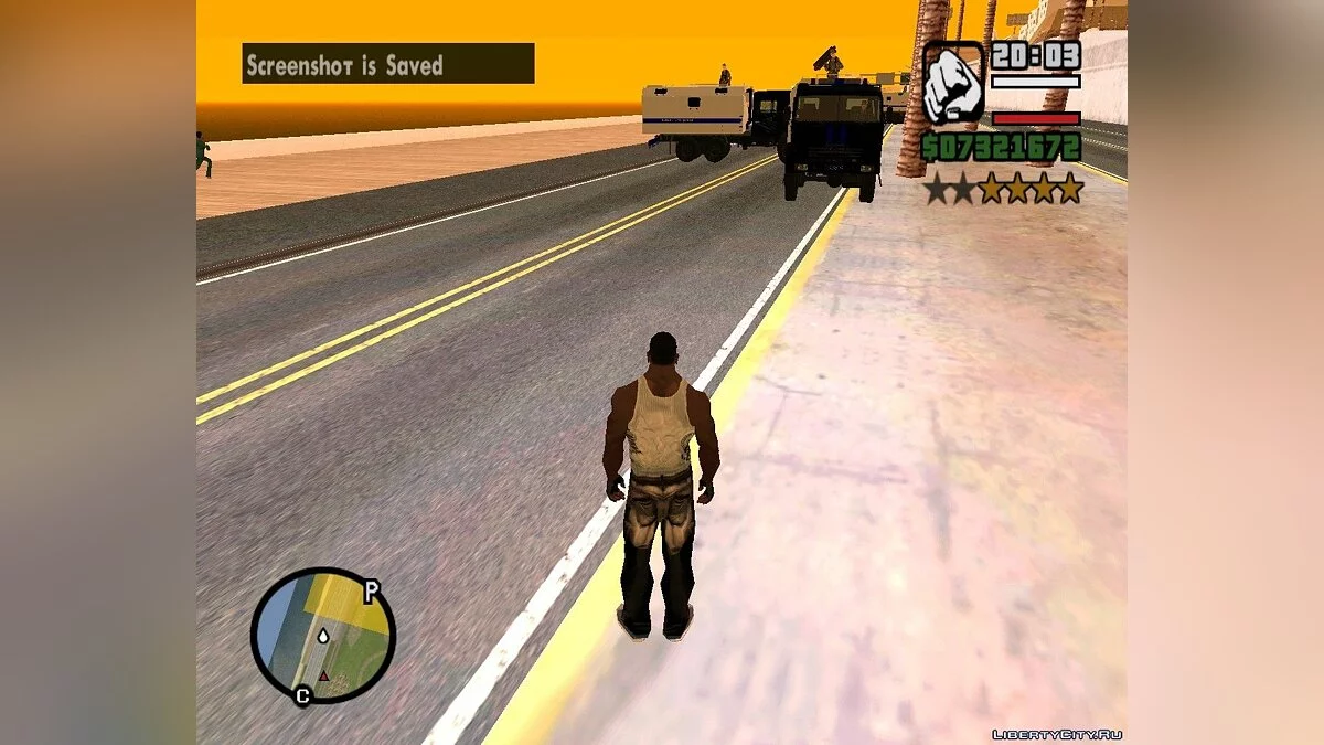 Усиление погони при 4 звездах / GTA San Andreas