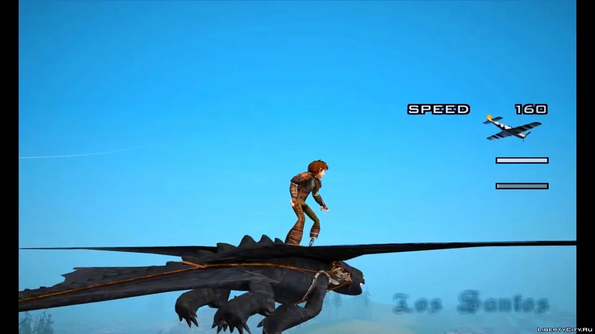 Mod \"Cómo entrenar a tu dragón\" / GTA San Andreas