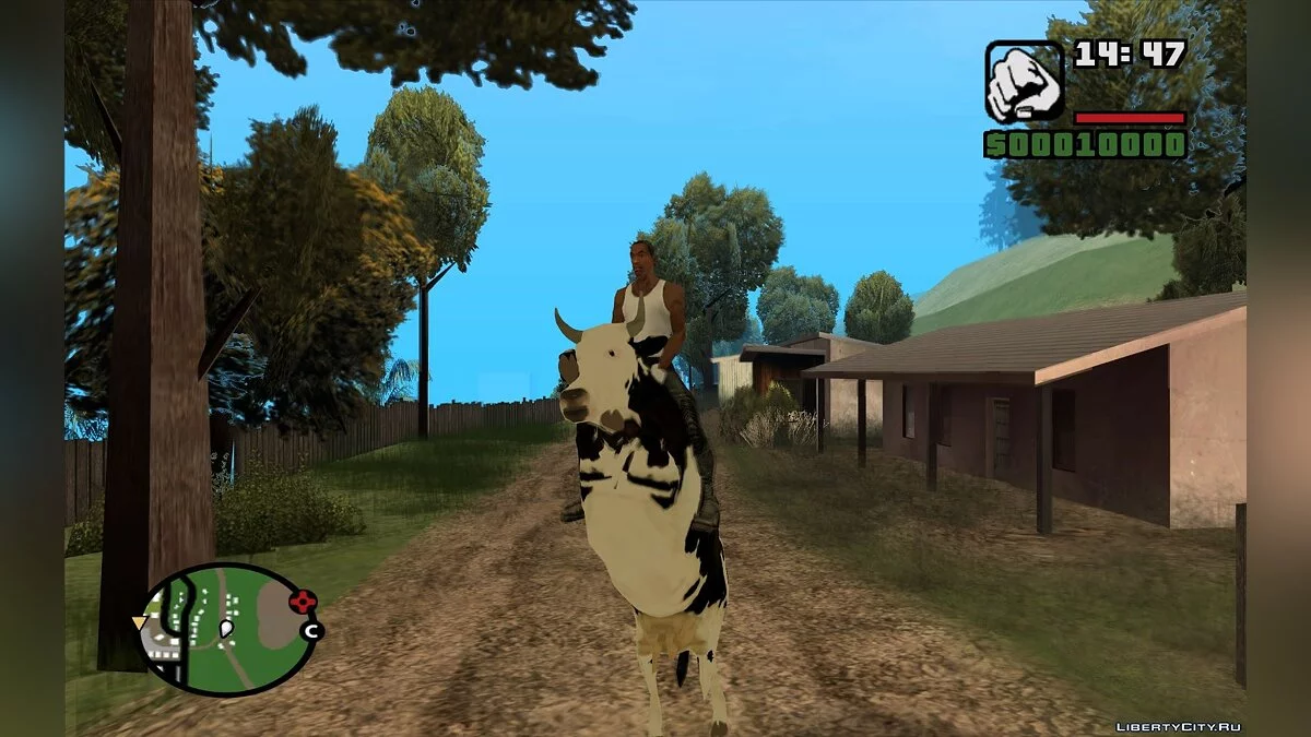 The Ability to Ride a Cow / GTA San Andreas