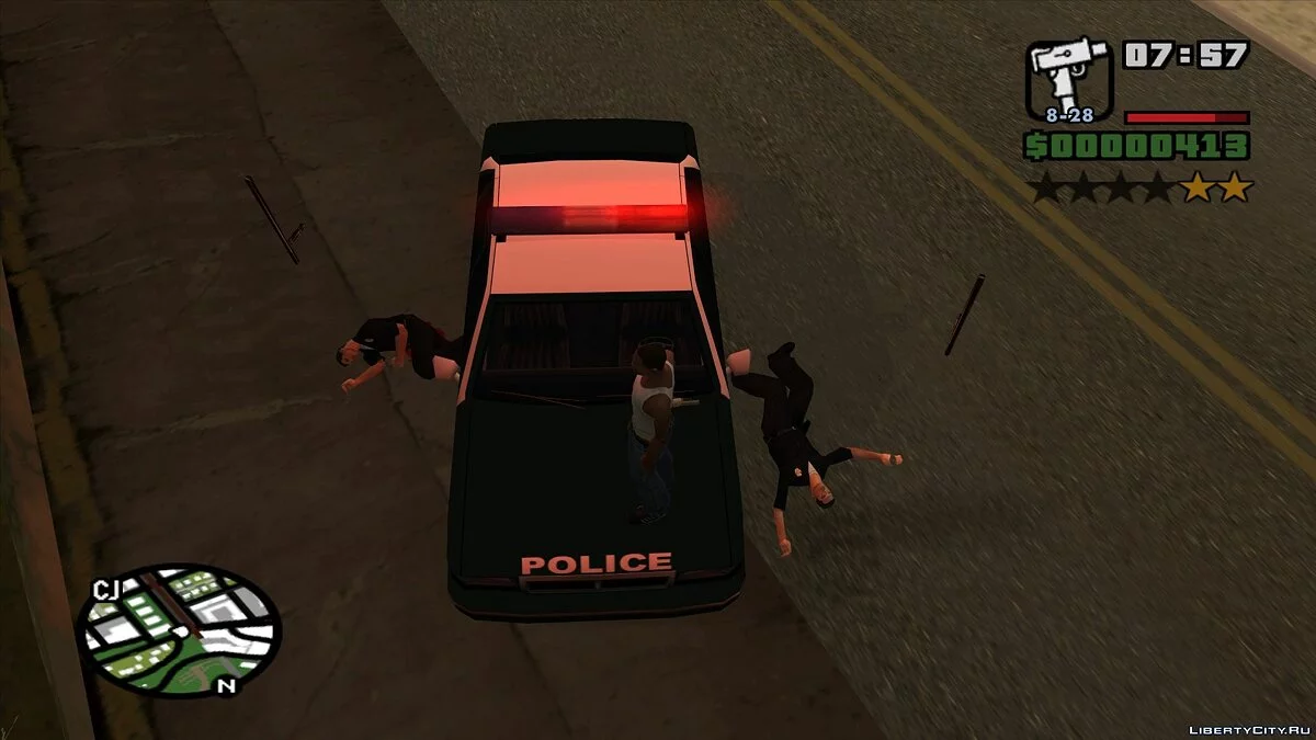 15个新死亡动画 / GTA San Andreas