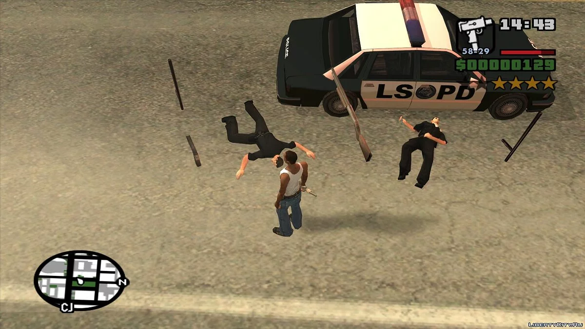 15个新死亡动画 / GTA San Andreas