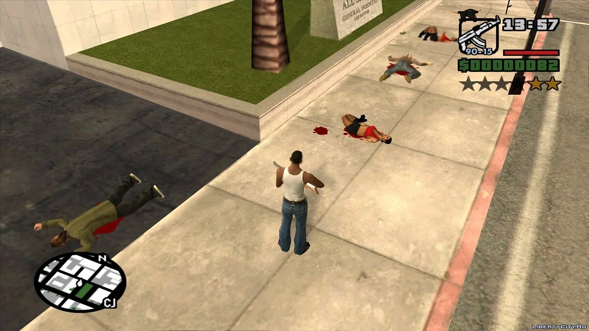 15个新死亡动画 / GTA San Andreas