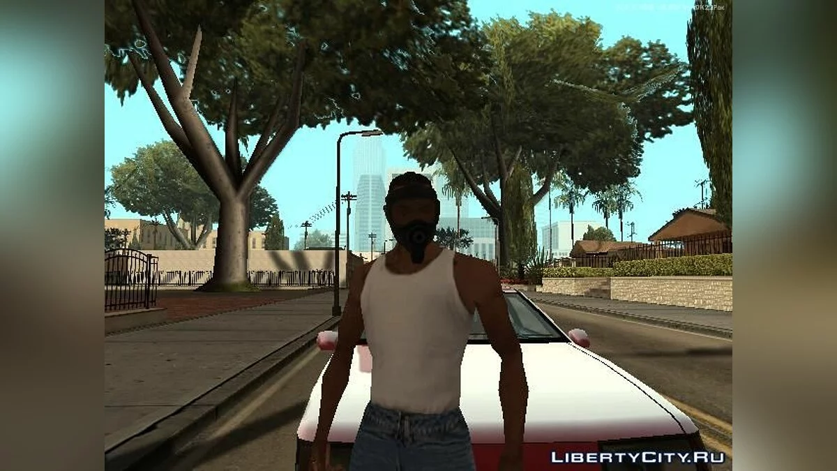 Возможность надеть противогаз  / GTA San Andreas