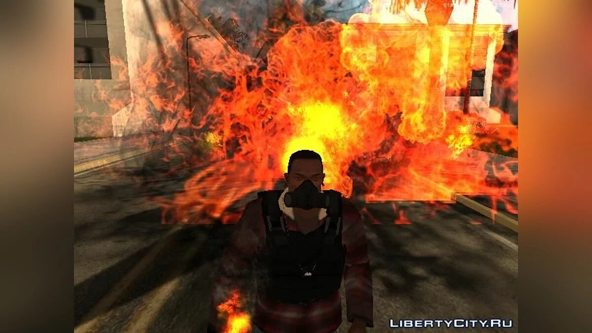 ارتداء جهاز استنشاق مزدوج من GTA V / جي تي إيه سان أندرياس
