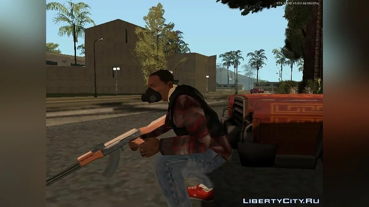 ارتداء جهاز استنشاق مزدوج من GTA V / جي تي إيه سان أندرياس