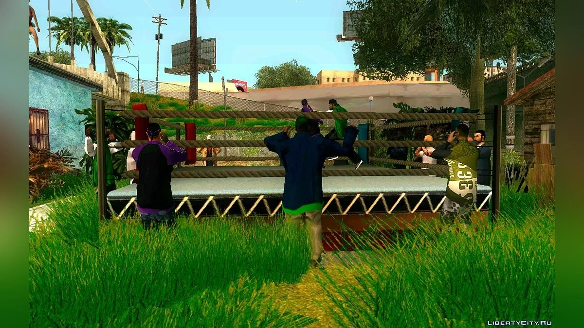 Boxing Tournament at Grove St. / GTA San Andreas