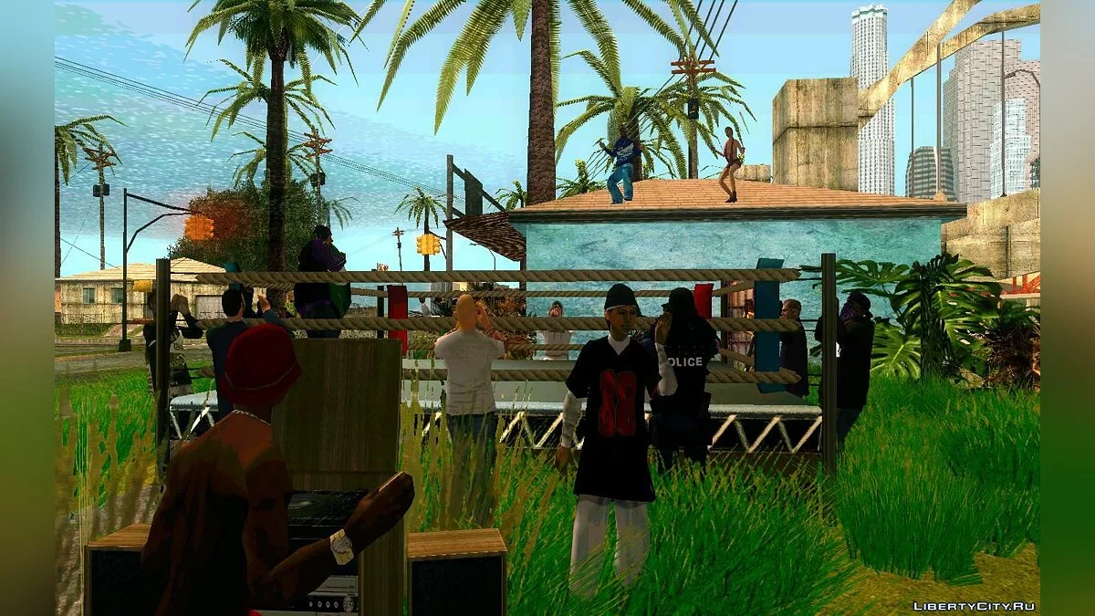 Boxing Tournament at Grove St. / GTA San Andreas