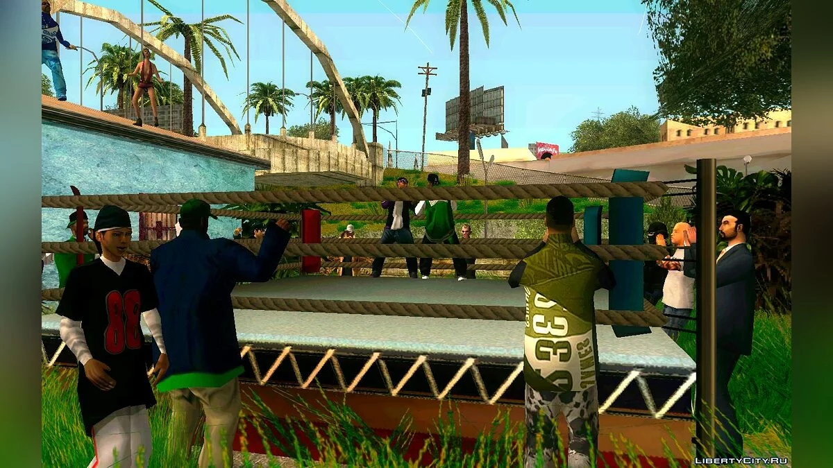 Boxing Tournament at Grove St. / GTA San Andreas