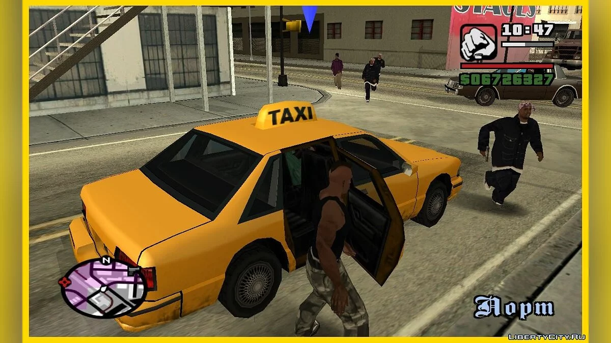 Viajar como pasajero en taxi (como en GTA V) v3 / GTA San Andreas