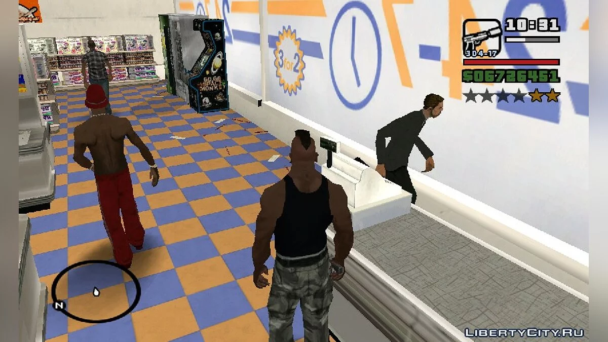 Robos de tiendas como en GTA V v2 / GTA San Andreas