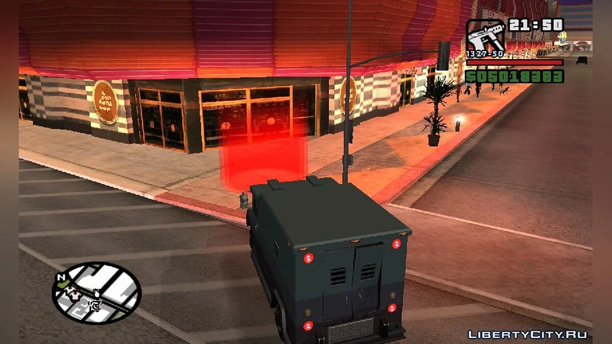 Trabalhar como motorista de furgões de transporte de valores v0.1 / GTA San Andreas