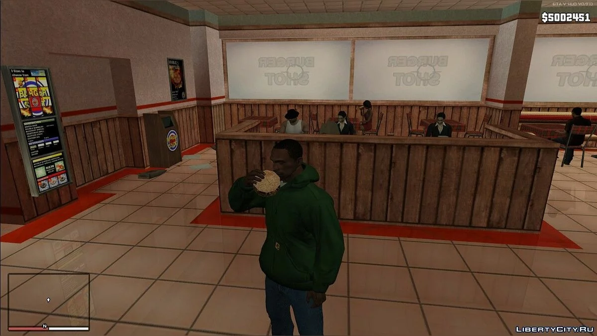 食品吃饭修复 v1.2 / GTA San Andreas