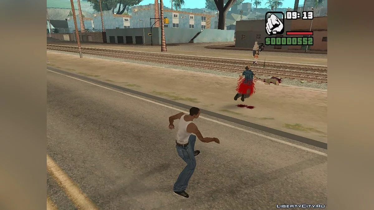 Кинути ніж або катану / GTA San Andreas