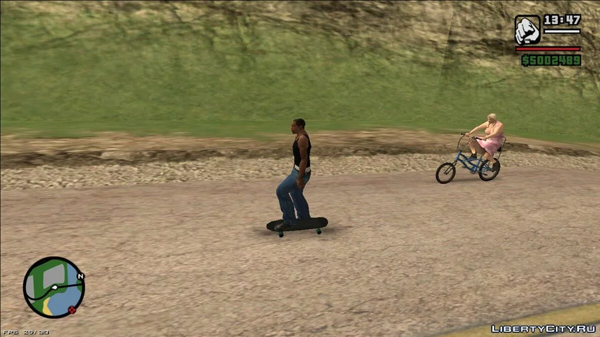 Skateboard - Skateboard Update / GTA San Andreas