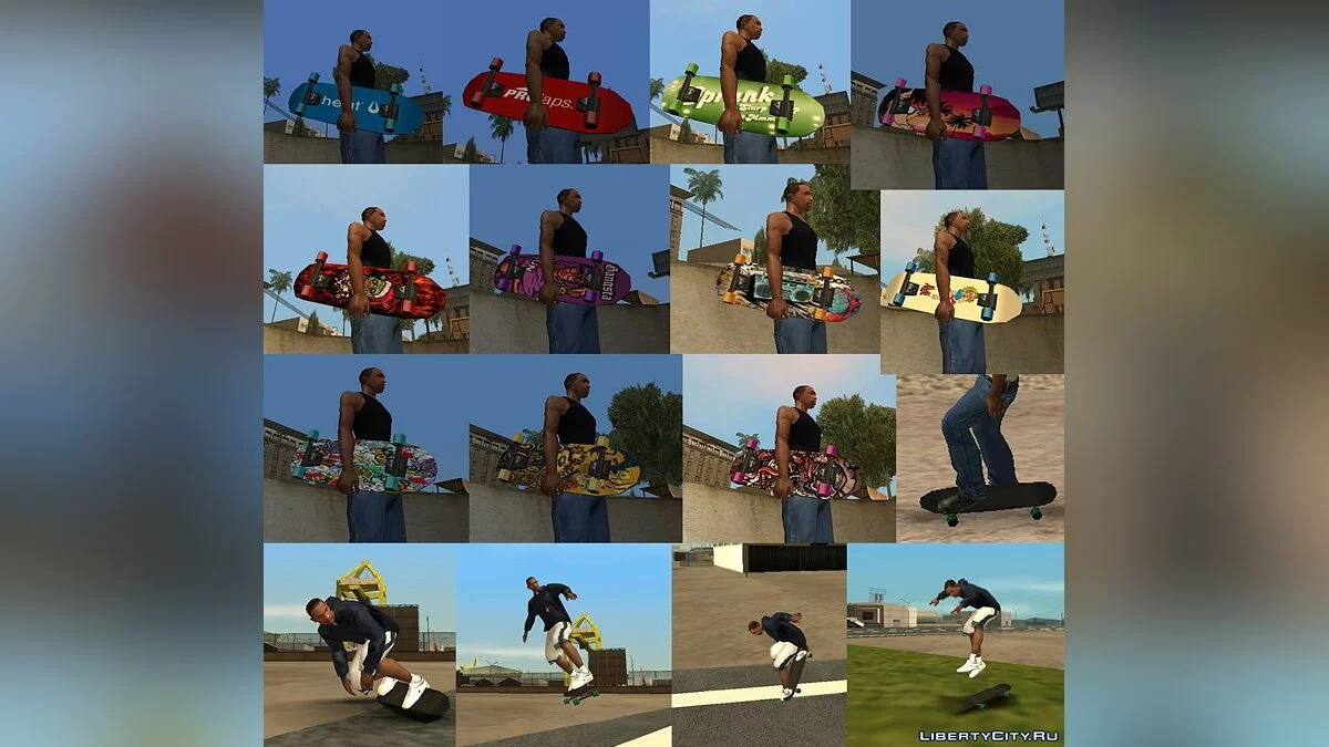 Skateboard - Skateboard Update / GTA San Andreas