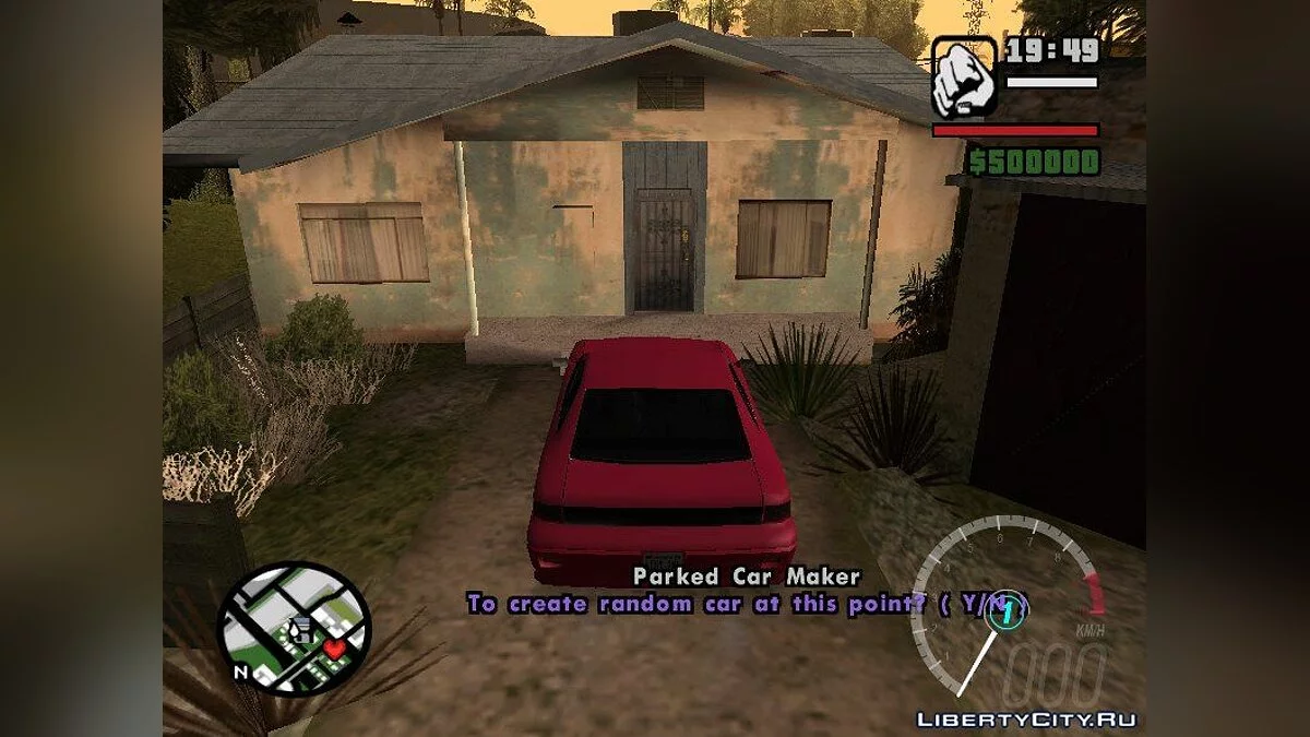 Створювач припаркованих автомобілів 3.0.1 / GTA San Andreas