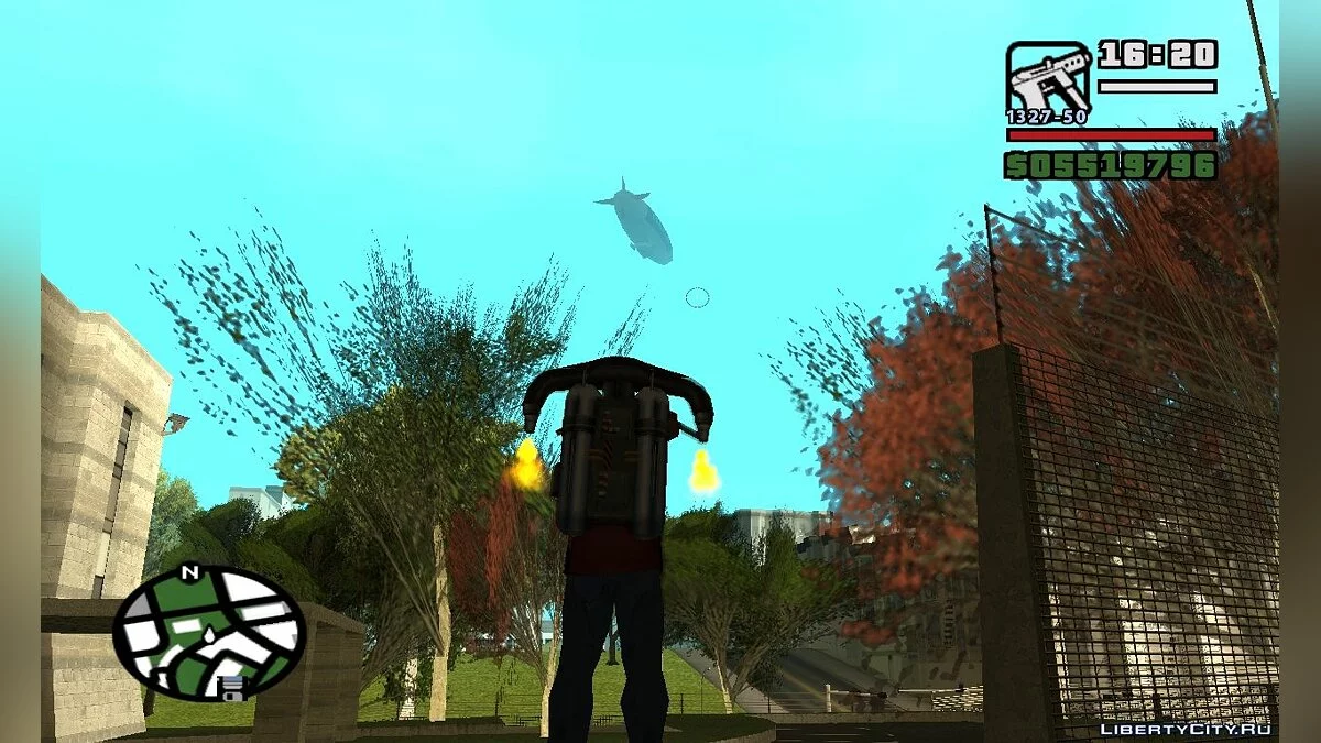 Рекламний дирижабль з GTA VC/V: Ремейк (v5) / GTA San Andreas