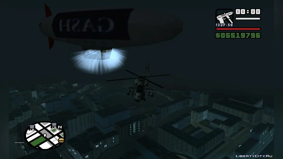 Рекламний дирижабль з GTA VC/V: Ремейк (v5) / GTA San Andreas
