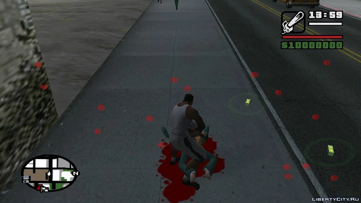 Rain and Blood Drops on Screen like in GTA VC 3.0 / GTA San Andreas