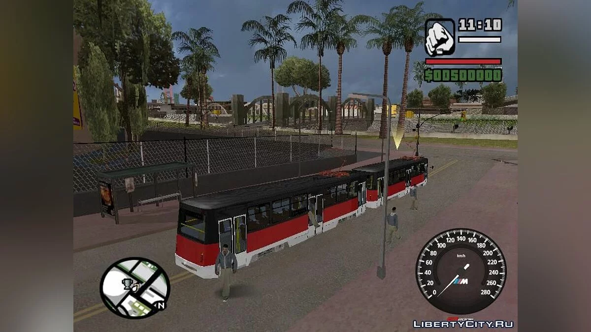 Los Santos Straßenbahnroute / GTA San Andreas