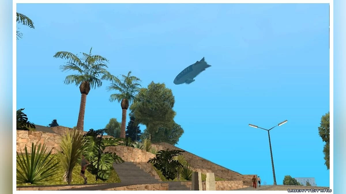Рекламний дирижабль як у GTA VC v6 (знову оновлено) / GTA San Andreas