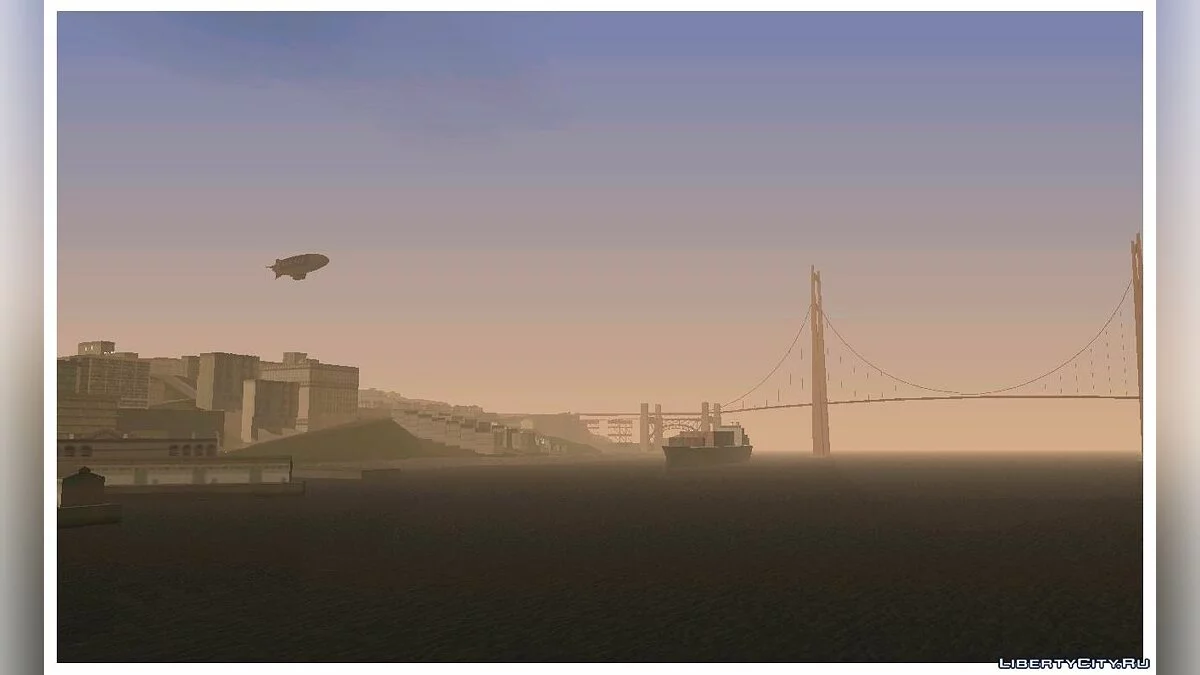 Рекламний дирижабль як у GTA VC v6 (знову оновлено) / GTA San Andreas
