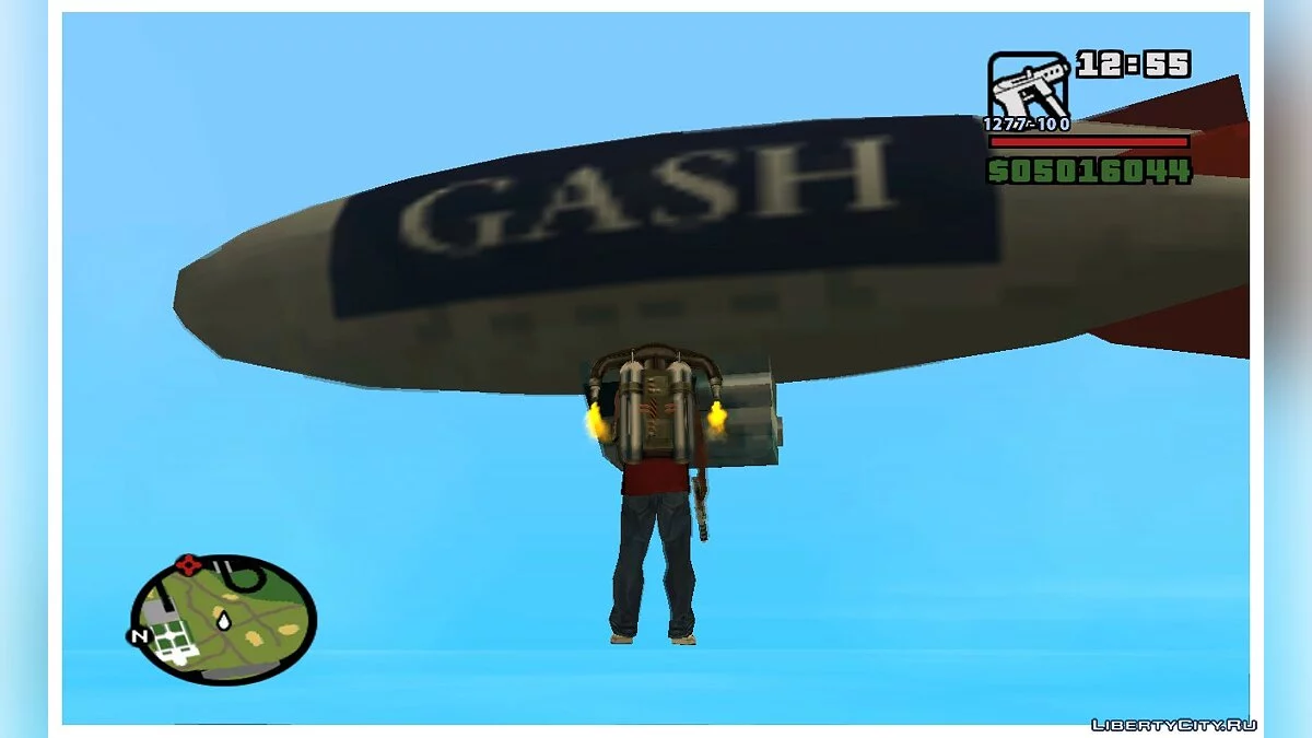 Рекламний дирижабль як у GTA VC v6 (знову оновлено) / GTA San Andreas