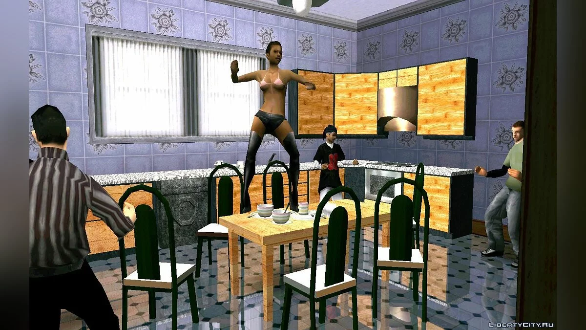 Fiesta en la casa de CJ / GTA San Andreas