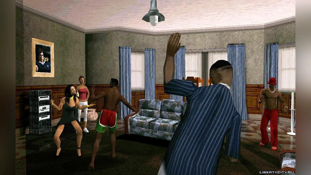 Fiesta en la casa de CJ / GTA San Andreas