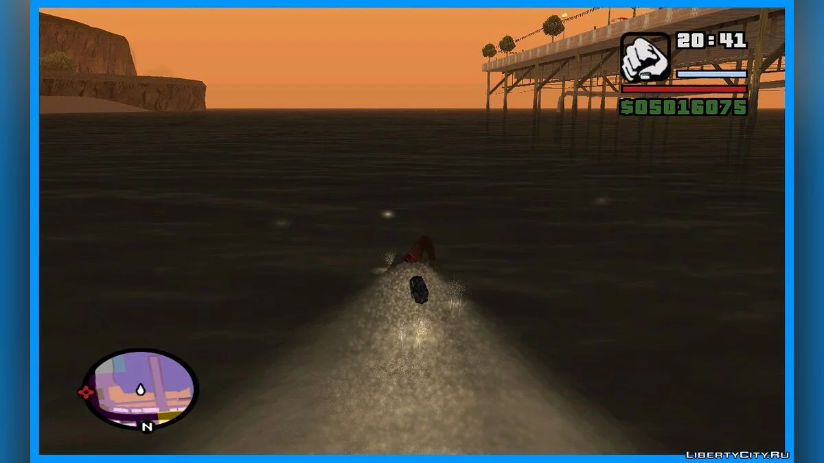 Частинки на воді - відблиски від сонця як у GTA VC / GTA San Andreas