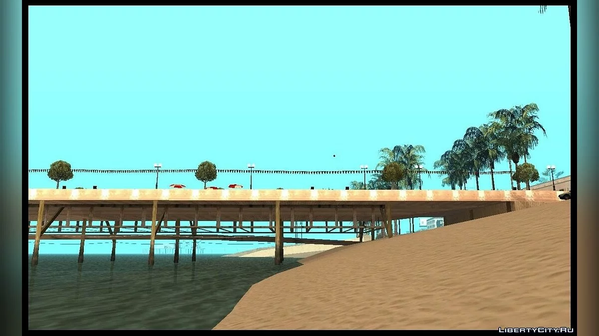 Partikel - burung di kejauhan seperti di GTA VC / GTA San Andreas