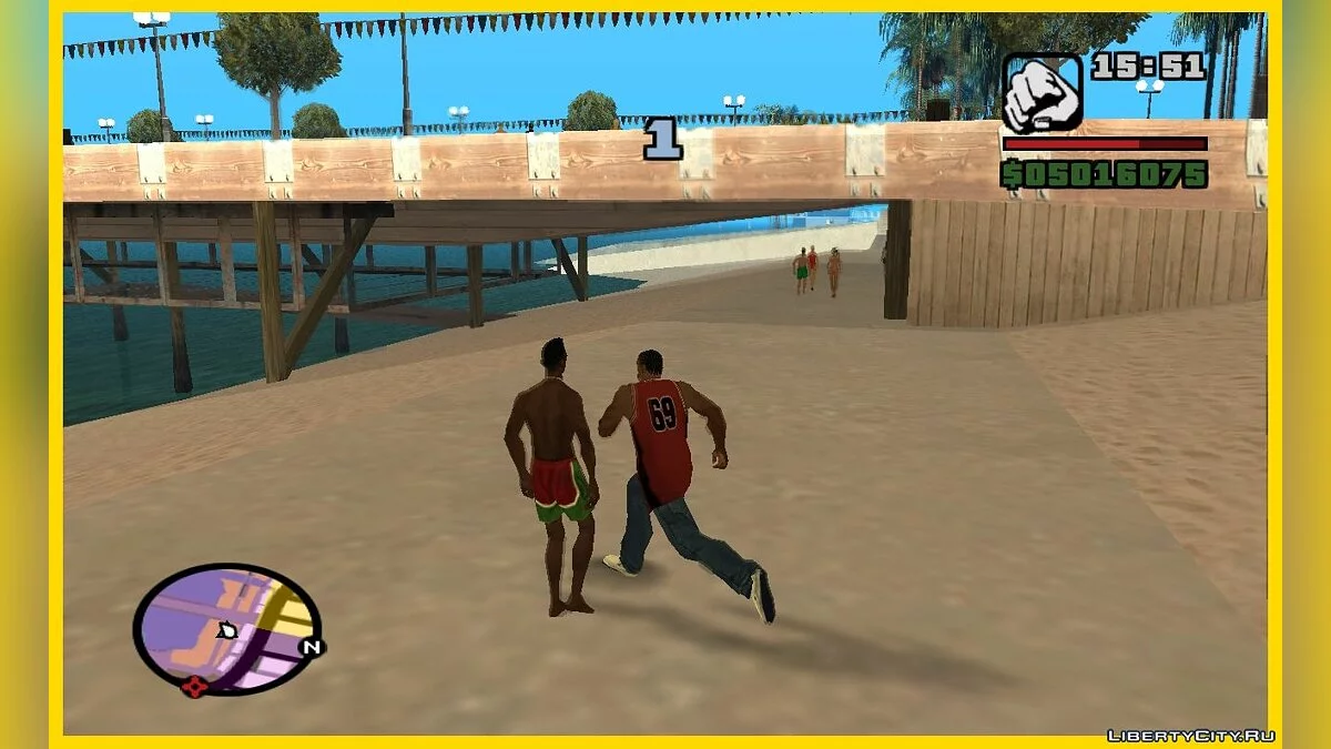 Пляжний м'яч / Волейбол як у GTA VC (оновлено) / GTA San Andreas