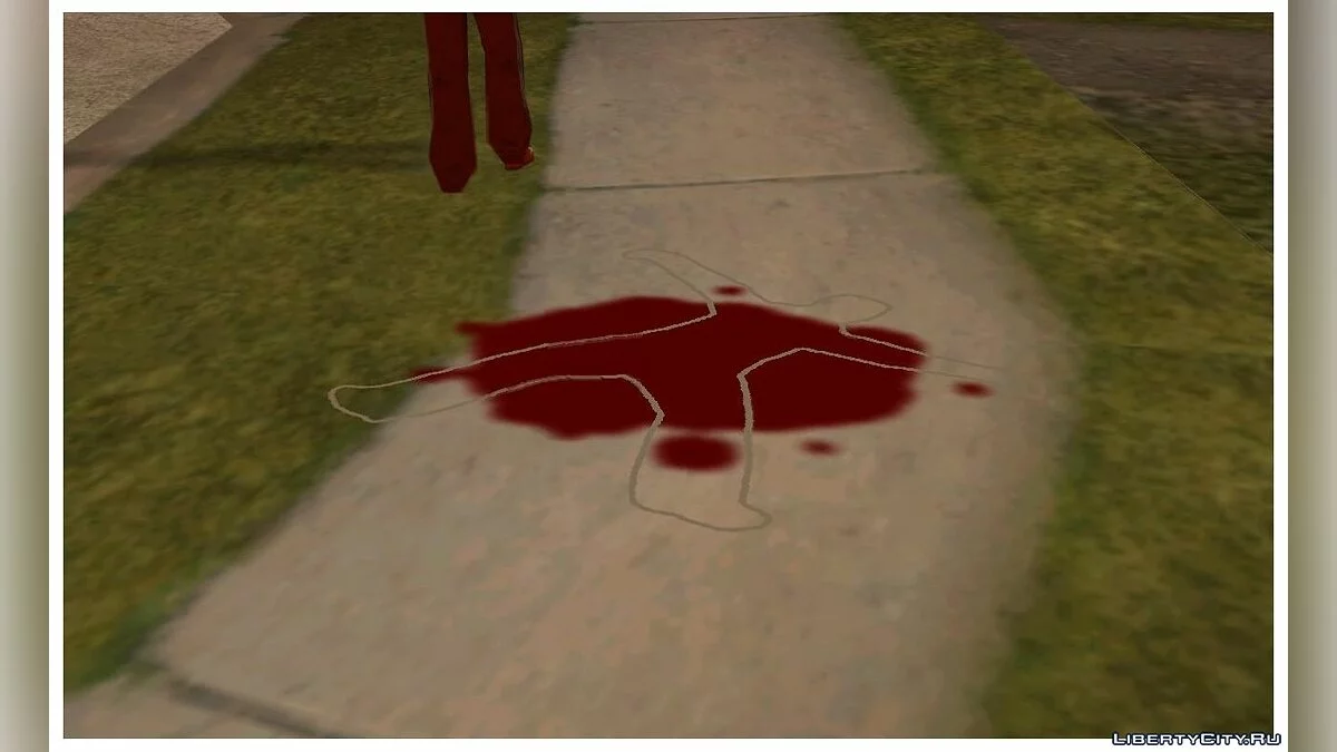 Контури трупів як у GTA VC (оновлено знову) / GTA San Andreas