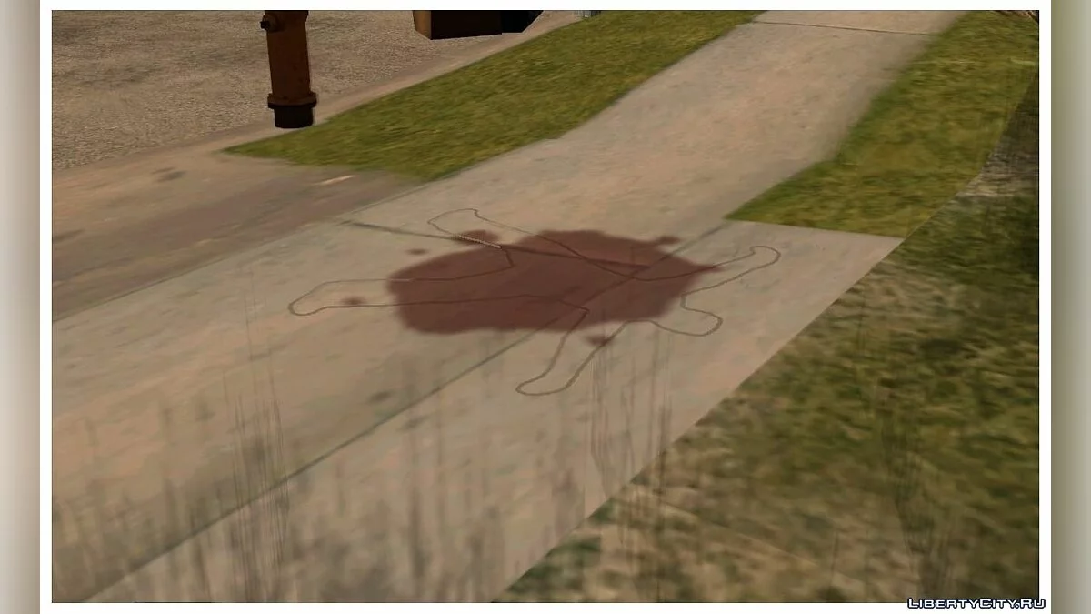 Контури трупів як у GTA VC (оновлено знову) / GTA San Andreas