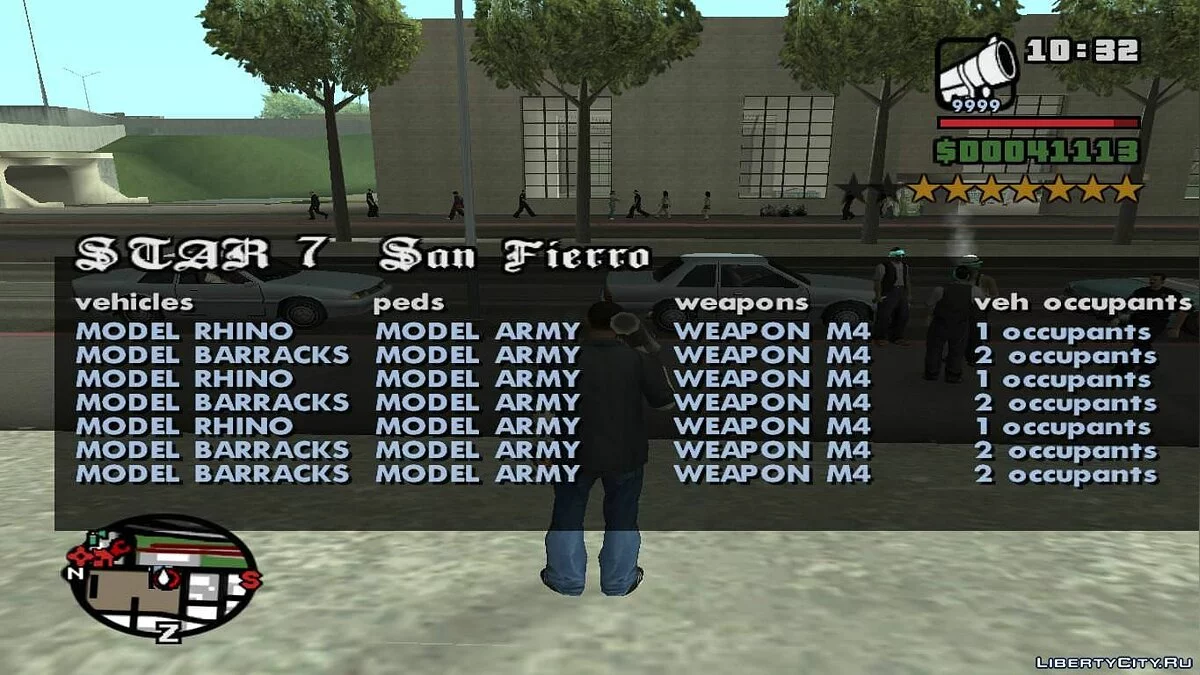 Wanted Level Editor [SA] v2.00 / GTA San Andreas