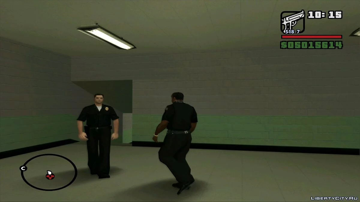 Police Behavior Fix in Police Stations v1.1 / GTA San Andreas