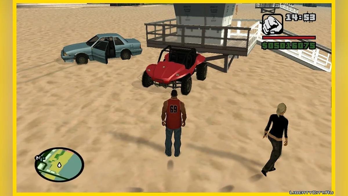 Місія Beach Patrol з GTA VCS (оновлено) / GTA San Andreas